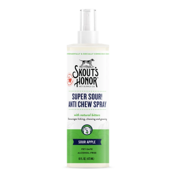 Skout's Honor Super Sour! Anti Chew Spray 16oz - Pisces Pet Emporium