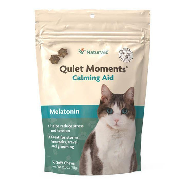NaturVet Cat Quiet Moments Soft Chews - 50ct - Pisces Pet Emporium