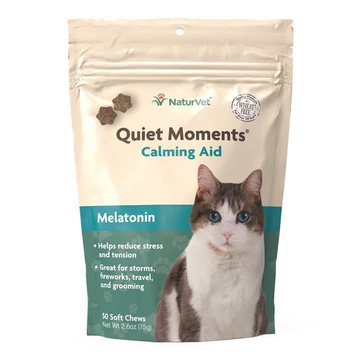 NaturVet Cat Quiet Moments Soft Chews - 50ct - Pisces Pet Emporium