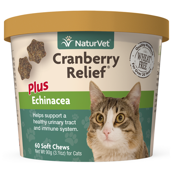Naturvet Cranberry Relief Soft Chews for Cats - 60ct - Pisces Pet Emporium