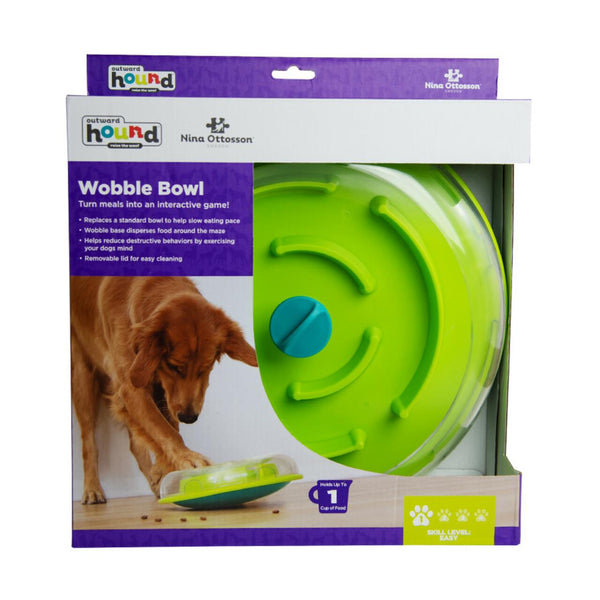 Outward Hounds Wobble Bowl - Slow Feeder Toy
