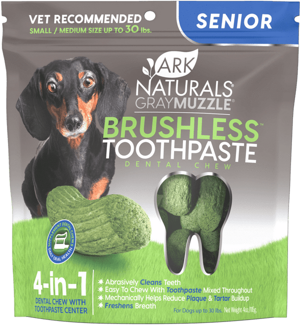 Ark Naturals Gray Muzzle Brushless Toothpaste - S-M 4oz - Pisces Pet Emporium