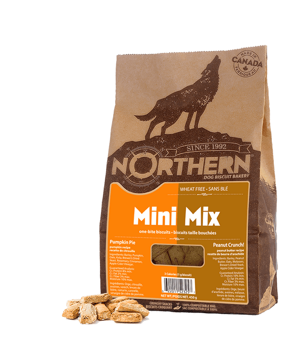 Northern Biscuit Mini Mix - Pumpkin Pie & Peanut Crunch! - Pisces Pet Emporium