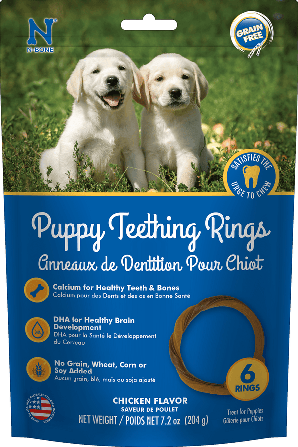N-Bone Puppy Teething Ring 6-Pack - Chicken - Pisces Pet Emporium