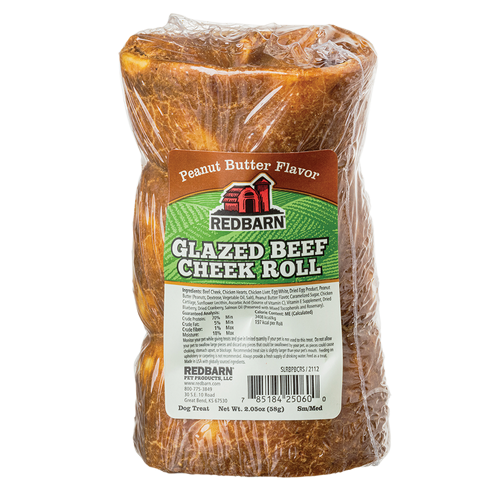 Redbarn Glazed Beef Cheek Roll Peanut Butter | Pisces