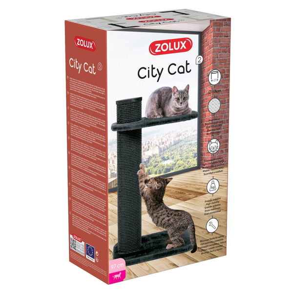 Zolux City Cat Scratcher 2 Grey Post | Pisces Pets 
