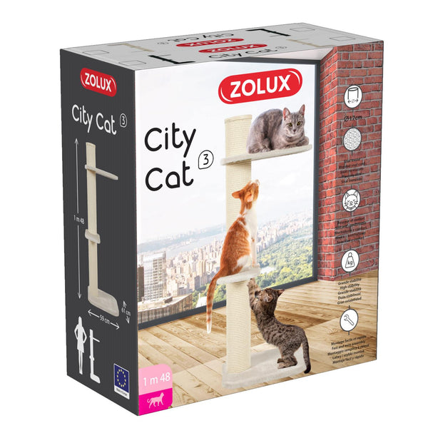 Zolux City Cat Scratcher 3 Beige | Pisces Pets 