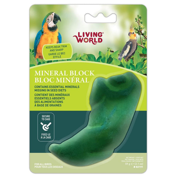 Living World Mineral Block Bird Green Pepper | Pisces