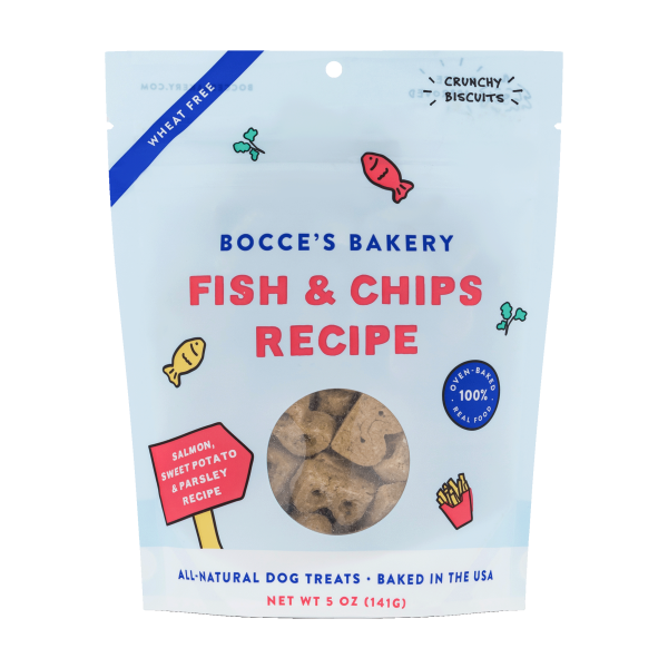 Bocce's Bakery Fish & Chips Biscuits | Pisces