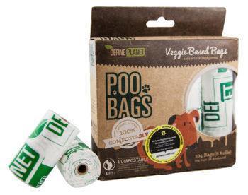 Define Planet Veggie Based Poo Bags - Pisces Pet Emporium