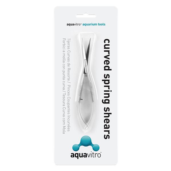 AquaVitro Curved Spring Shears - Pisces Pet Emporium