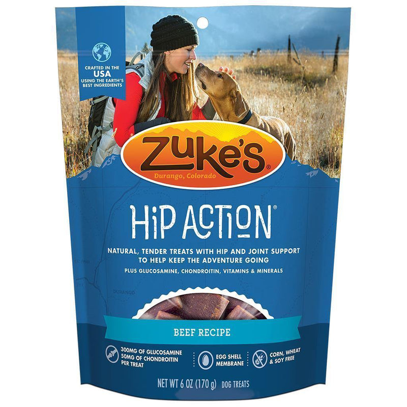 Zukes Hip Action Beef Treats - Pisces Pet Emporium