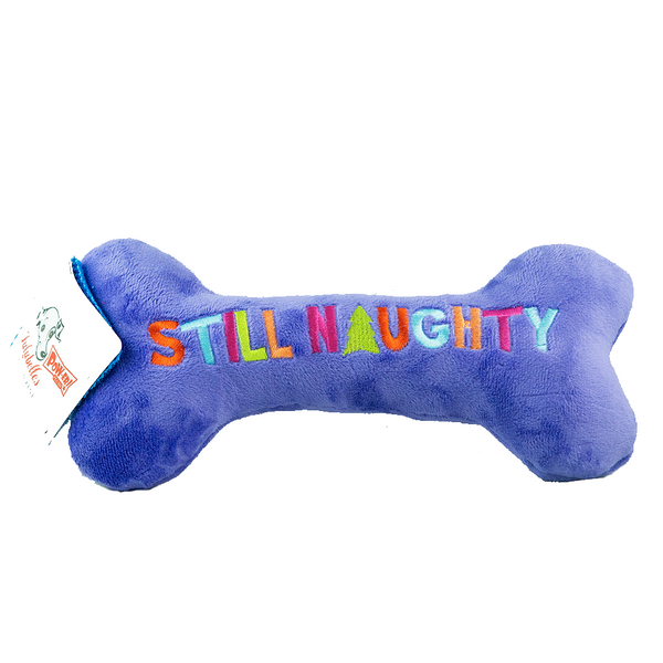 Huxley Plush Bone - Still Naughty - Pisces Pet Emporium