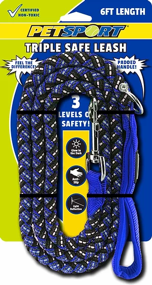 Petsport Triple Safe 6ft Leash - Pisces Pet Emporium