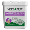Vet's Best Ear Relief Finger Wipes for Dogs 50ct