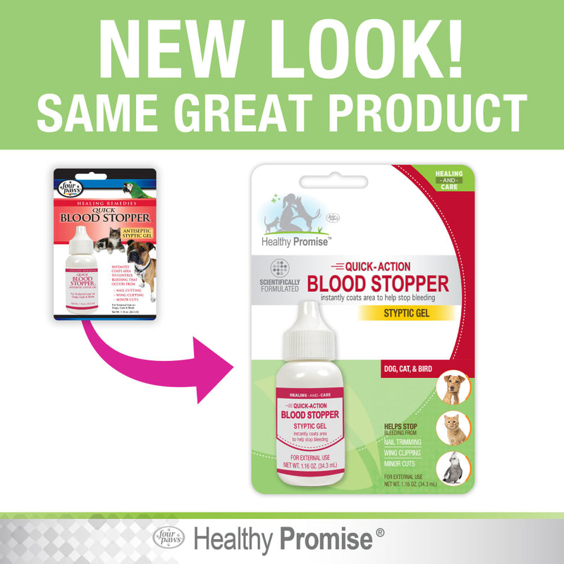 Healthy Promise Quick-Action Blood Stopper Stypic Gel for Dog, Cat & Bird 34.3ml