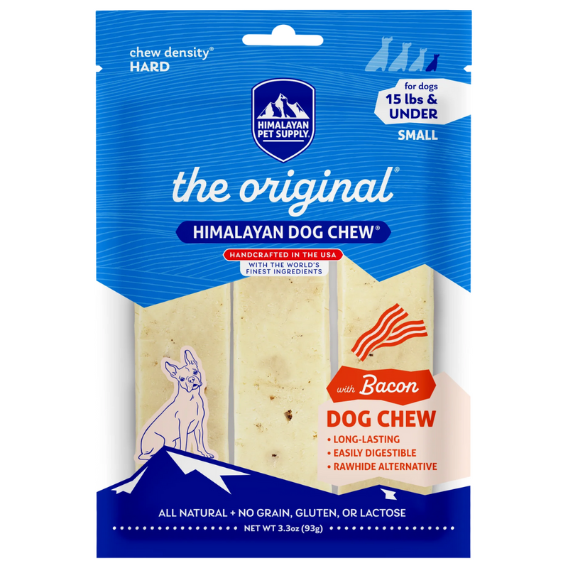The Original Himalayan Dog Chew with Bacon Small 3-Pack 93g