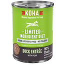 Koha Limited Ingredient Diet Duck Entrée for Dogs 369g