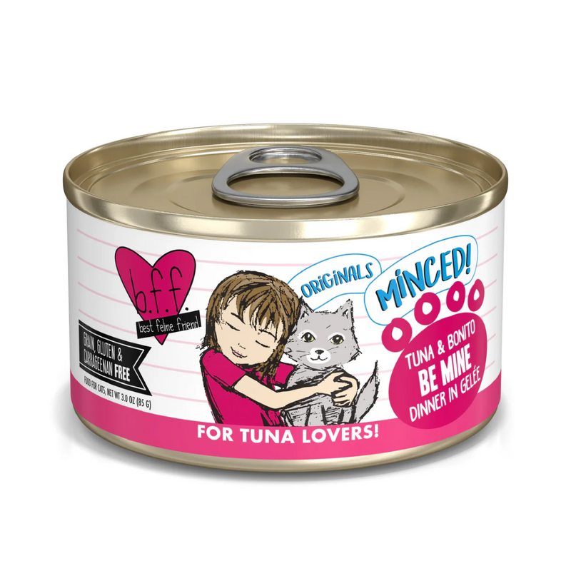 Weruva BFF Minced Tuna & Bonito Be Mine Wet Cat Food 85g