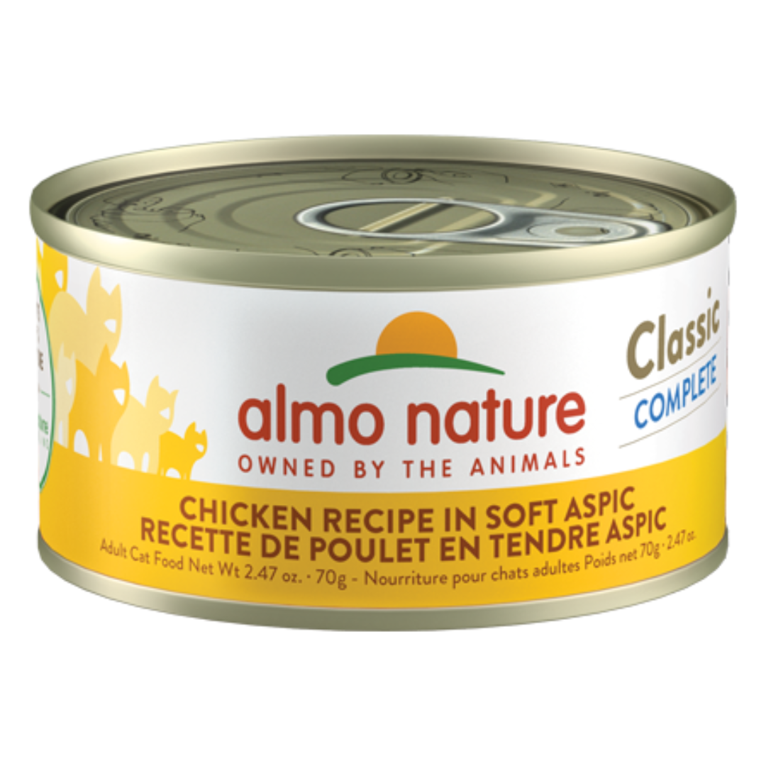 Almo Clean Almo Nature Classic Complete Chicken Recipe in Soft Aspic Wet Cat Food 70g