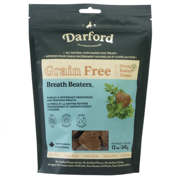 Darford Grain Free Breath Beaters Dog Treats 340g