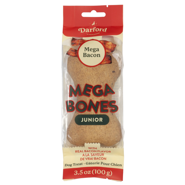 Darford Mega Bones Junior Bacon Dog Treat 100g