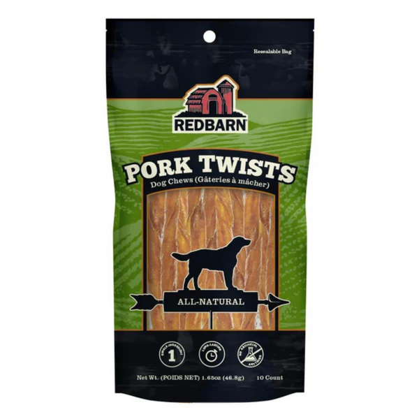 Redbarn Pork Twists Dog Chews 46.8g