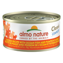 Almo Nature Classic Complete Chicken Recipe with Ocean Fish and Pumpkin in Gravy Wet Cat Food 70g