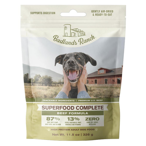 Badlands Ranch Superfood Complete Beef Formula Air-Dried Dog Food