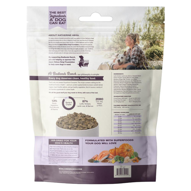 Badlands Ranch Superfood Complete Lamb & Venison Formula Air-Dried Dog Food