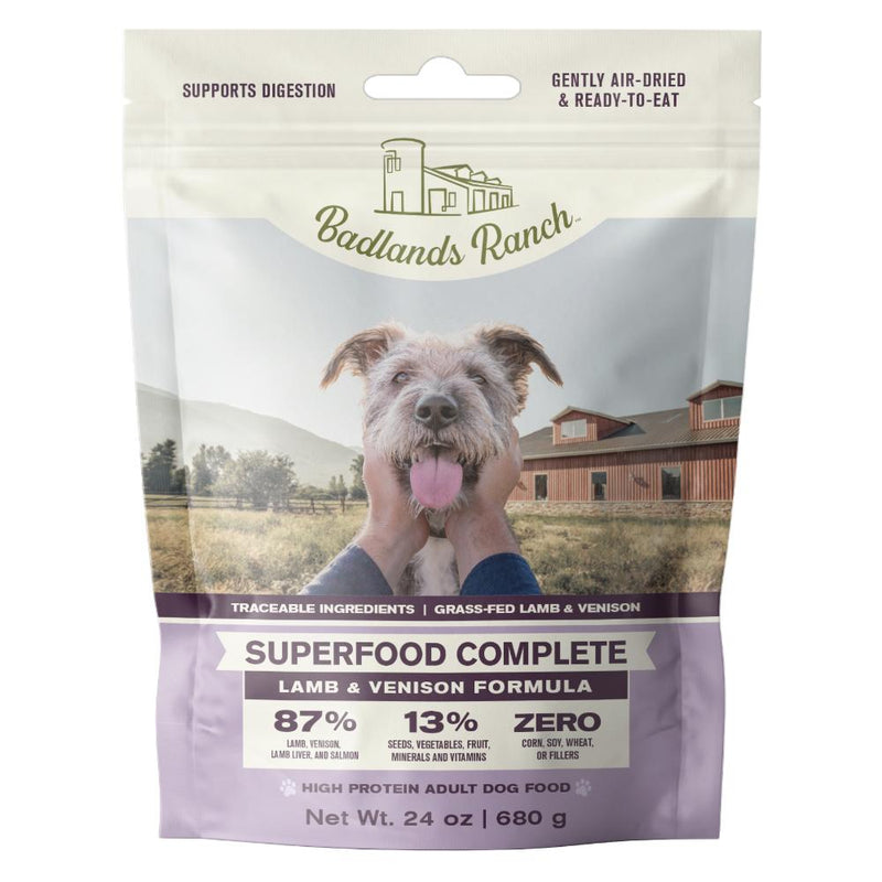 Badlands Ranch Superfood Complete Lamb & Venison Formula Air-Dried Dog Food