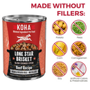 Koha Lone Star Brisket Beef Recipe for Dogs 360g