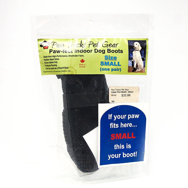 Paw Tracks Pet Paw-fect Indoor Boot Black - Available in Multiple Sizes