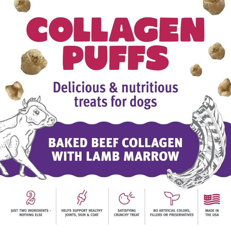 Icelandic Beef Collagen Puffs with Marrow Treats for Small Dogs 37g