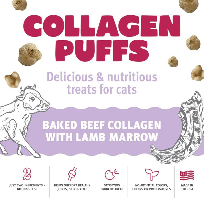 Icelandic Beef Collagen Puffs with Marrow Treats for Cats 14g