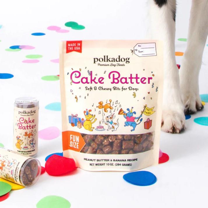 PolkaDog Cake Batter Peanut Butter & Banana Treats 284g