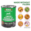 Koha Limited Ingredient Diet Turkey Entrée for Dogs 369g