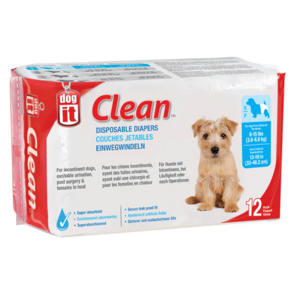 Dogit Disposable Diapers 12-Pack