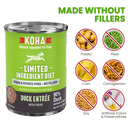 Koha Limited Ingredient Diet Duck Entrée for Dogs 369g
