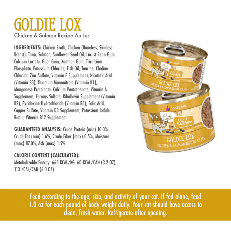 Weruva Cats in the Kitchen Goldie Lox Wet Cat Food 170g