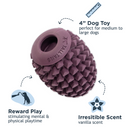 Tall Tails Natural Rubber Pinecone Reward Dog Toy