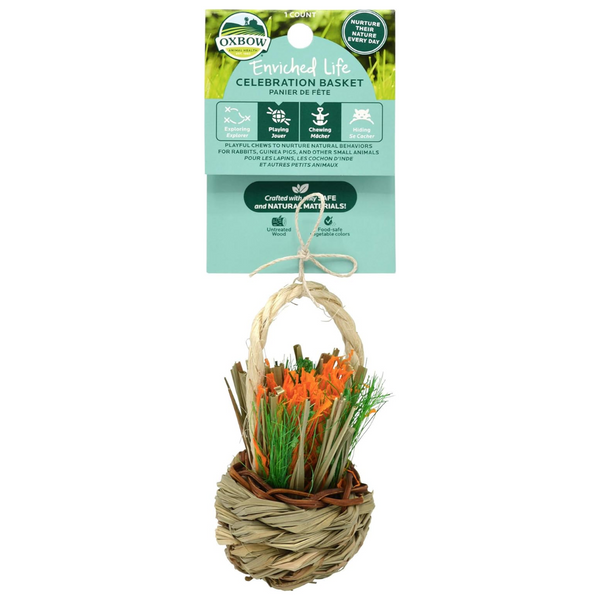 Oxbow Enriched Life Celebration Basket Small Animal Toy