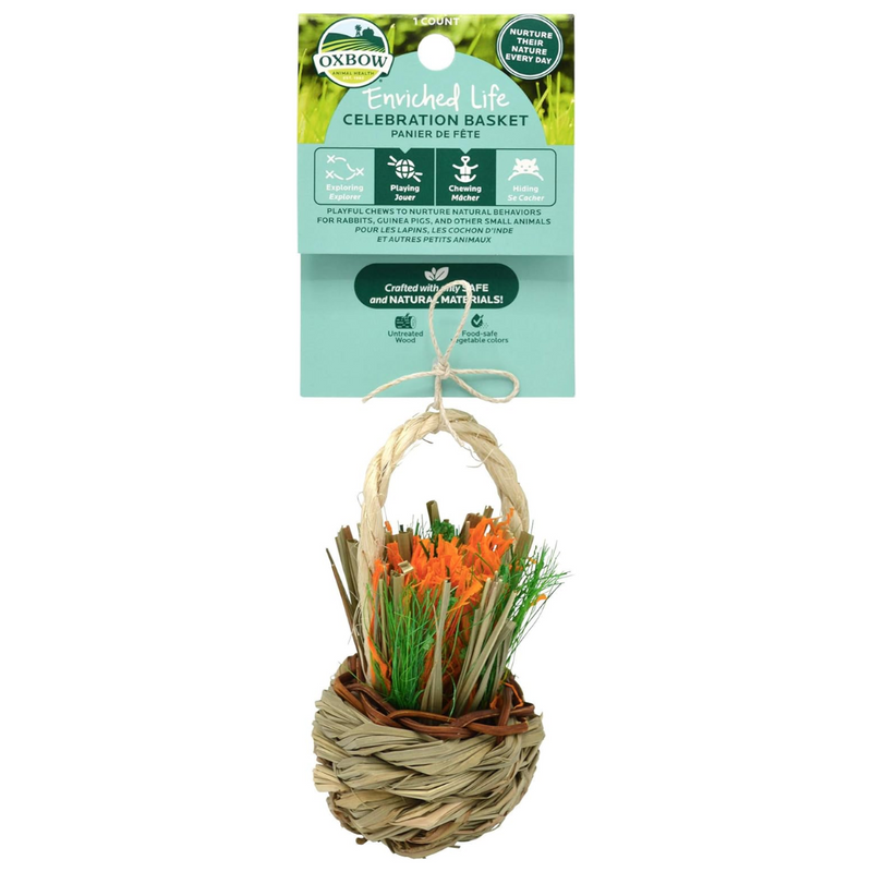 Oxbow Enriched Life Celebration Basket Small Animal Toy