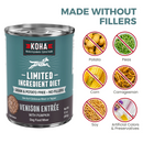 Koha Limited Ingredient Diet Venison Entrée for Dogs 369g