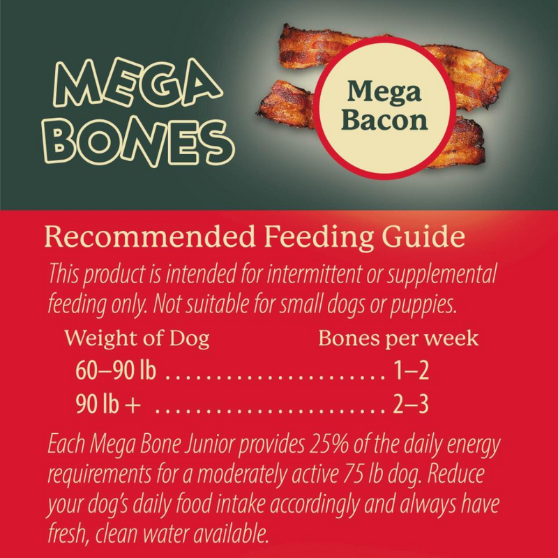 Darford Mega Bones Bacon Dog Treat 200g