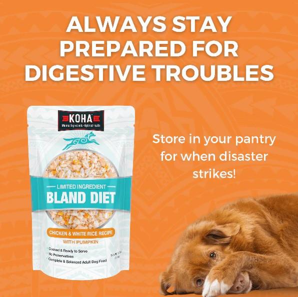 Koha Limited Ingredient Bland Diet for Dogs - Chicken & White Rice 354g