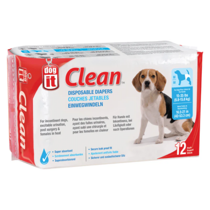 Dogit Disposable Diapers 12-Pack