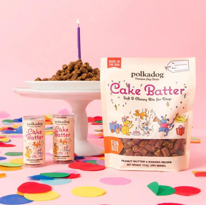 PolkaDog Cake Batter Peanut Butter & Banana Treats 284g