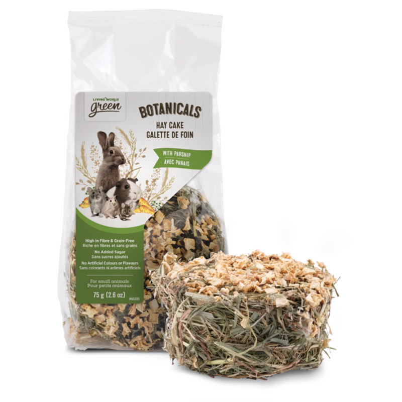Living World Green Botanicals Hay Cake 75g