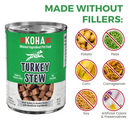 Koha Minimal Ingredient Turkey Stew for Dogs 360g